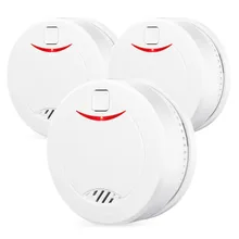 3 шт. HEIMAN EN14604 Европейским сертификатом соответствия, независимая литиевая Батарея приведенный в действие детектор дыма фотоэлектрический Сенсор огонь Alarm-626PHS