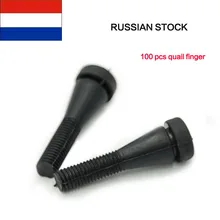 100 шт., устройство для удаления волос на пальцах птицы, клей-карандаш, сверхмощный выщипыватель для куриных уток, гусиных