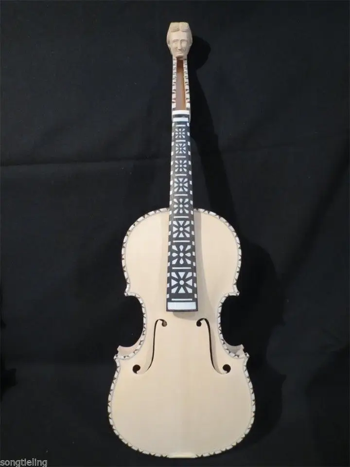 

Unfinished 4/4 violin (4*4) strings) ,Hardanger fiddle