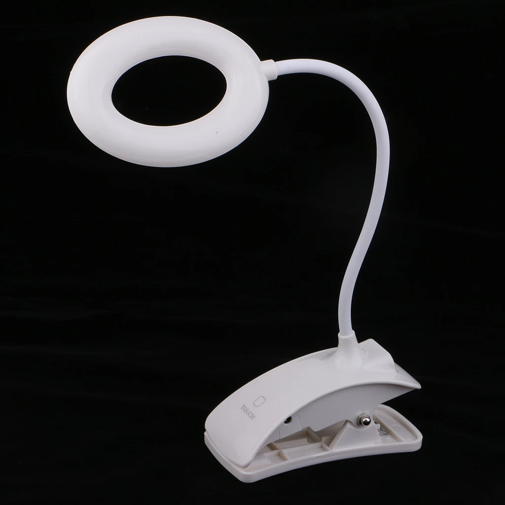 Makeup Tattoo LED Desk Light Clamp USB, Nail Art Eyelash Extension Clip Lamp Eye Protector Folding LED desk clip lamp