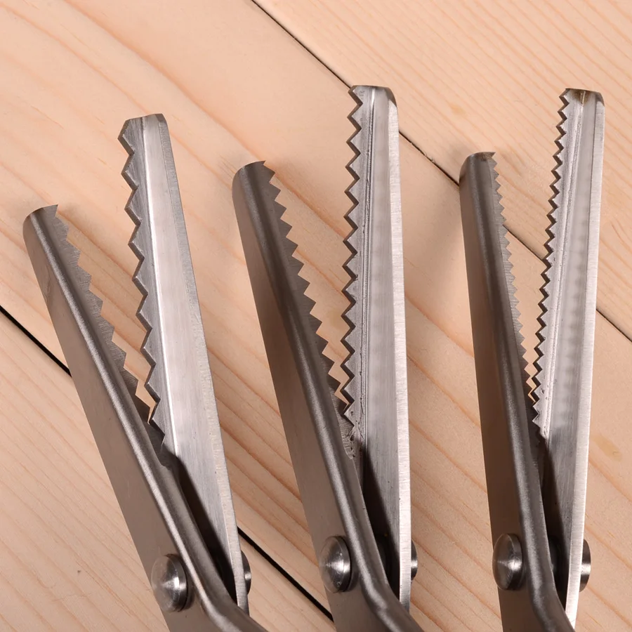 Pattern scissors cloth like cut wave scissors serrated trigonometric
