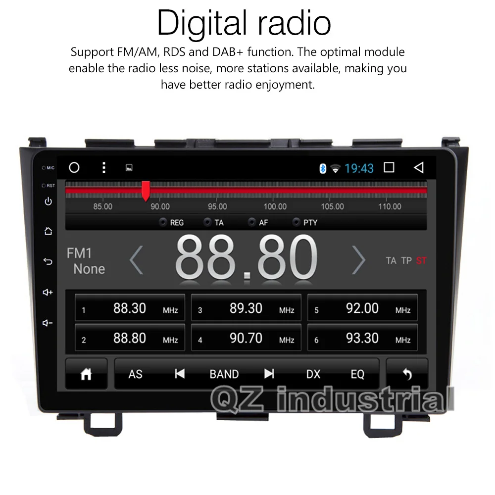 Perfect QZ industrial HD 9inch Android 8.1 T3 car dvd player For Honda CRV CR-V 2006-2011 with GPS 3G 4G WIFI Radio BT SWC RDS Navi map 5 Perfect QZ industrial HD 9inch Android 8.1 T3 car dvd player For Honda CRV CR-V 2006-2011 with GPS 3G 4G WIFI Radio BT SWC RDS Navi map 5