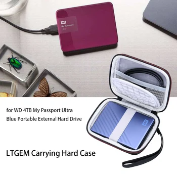 

LTGEM EVA Hard Case for WD 1TB 2TB 4TB My Passport Ultra Portable External Hard Drive