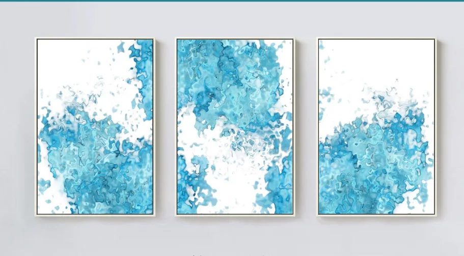 3 шт. Абстрактная Картина на холсте с изображением цветов|wall art canvas|art canvascanvas painting |