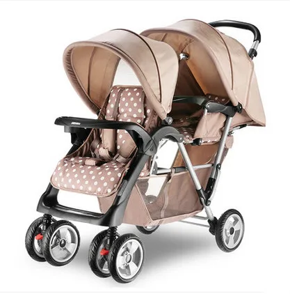 font b Double b font twin font b stroller b font collapsible