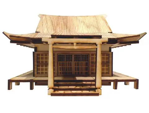 Children Toy A Shrine Idols Or Ancestral Tablets Miniature Wooden
