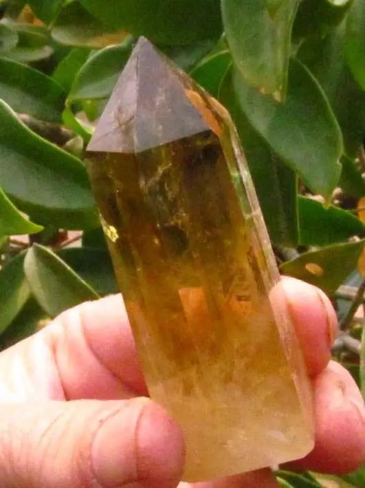 

6800+++91g AAA NATURAL CITRINE SMOKY QUARTZ CRYSTAL POINT Healing