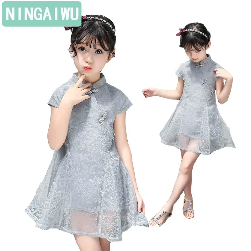 

Girls dress new children's summer wear child clothes fashion 3-4-5-3-4-5-10-12 years baby girl princess gauze dresses kids party
