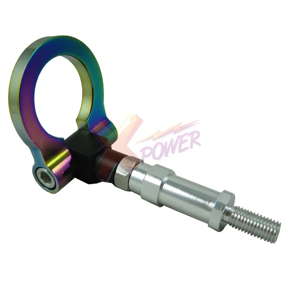 Xpower Neo Chrome Aluminum Alloy Racing Tow Hook Towing Eyes For Honda