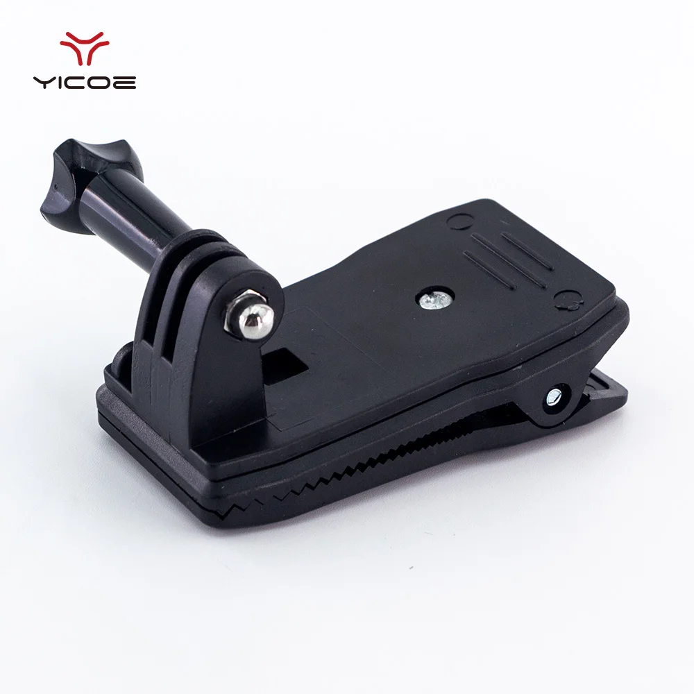 

360D Hat Backpack Clip Mount For GoPro Hero 6 5 4 3 Xiaomi yi 4K SJCAM Sports Action Camera Go Pro Session Accessories