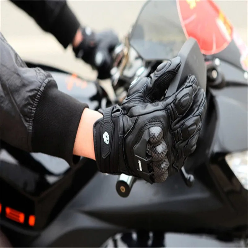 Brand SSPEC full finger Breathable Furygan AFS6 Motorcycle Gloves Moto Carbon Fiber Guante Para Leather racing leather gloves Brand SSPEC full finger Breathable Furygan AFS6 Motorcycle Gloves Moto Carbon Fiber Guante Para Leather racing leather gloves