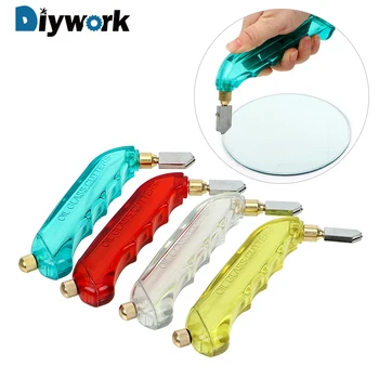 

DIYWORK 1PC Color Random DIY Repair Cutting Tools Hard Alloy Glass Cutter Sharp Knife Wheel Single Diamond Tile Mirror