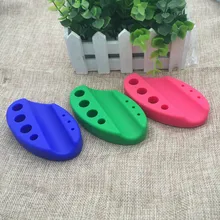 Oval silicone capa de pé rack tatuagem tinta copo pigmento copo suporte para acessórios da máquina tatuagem