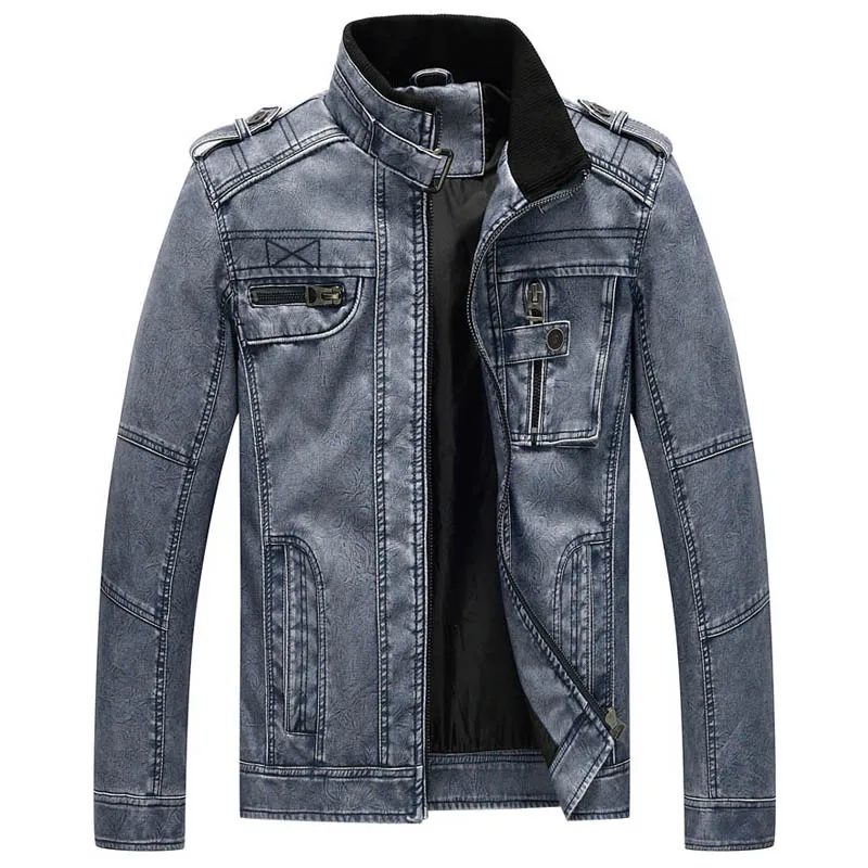 Куртка мужская зимняя из искусственной кожи Winderbreaker 7XL|Куртки искуственной кожи| |