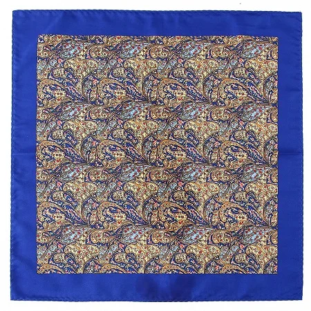 Pocket Square PS009 Портной Смит мужчины Пейсли карман квадратный из микрофибры печати мужские платки синий бордовый Цветочные носовой платок новая мода мужской костюм носовой платок - Цвет: Pocket Square PS009