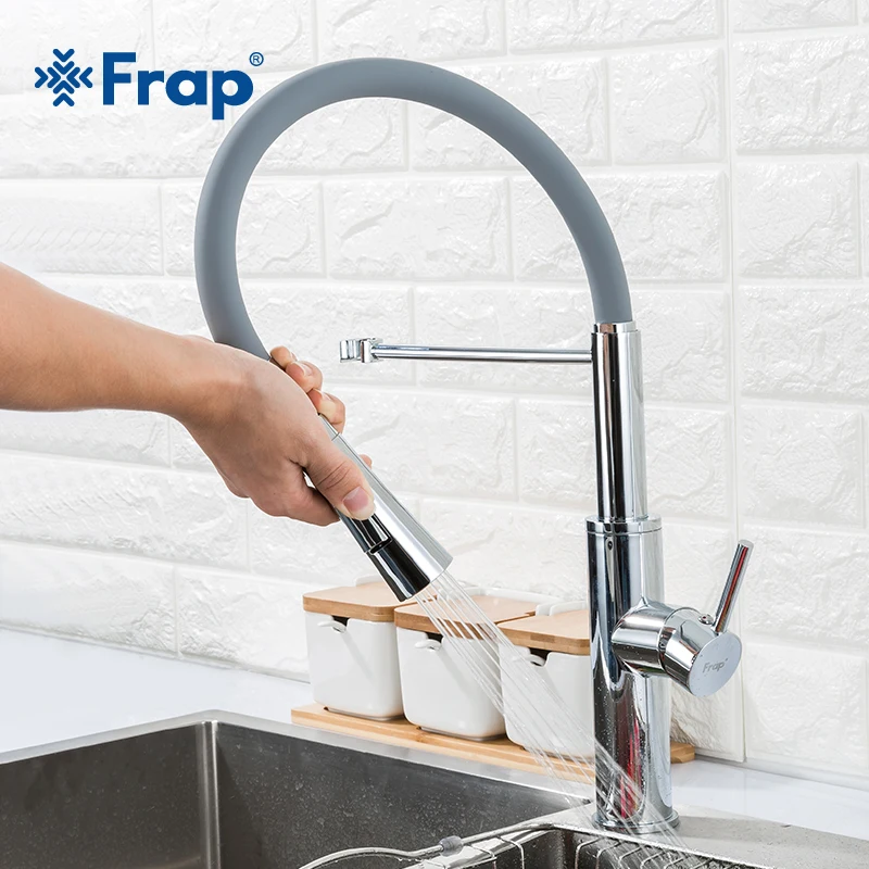 Кухонный Смеситель FRAP выдвижной кран для холодной и горячей воды 2 функции