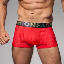 Мягкий дышащий бамбуковые волокна Для мужчин Нижнее Бельё для девочек U выпуклого угла Для мужчин Модальные штаны с принтом Мужские экзотические боксёры Шорты для женщин 10 шт