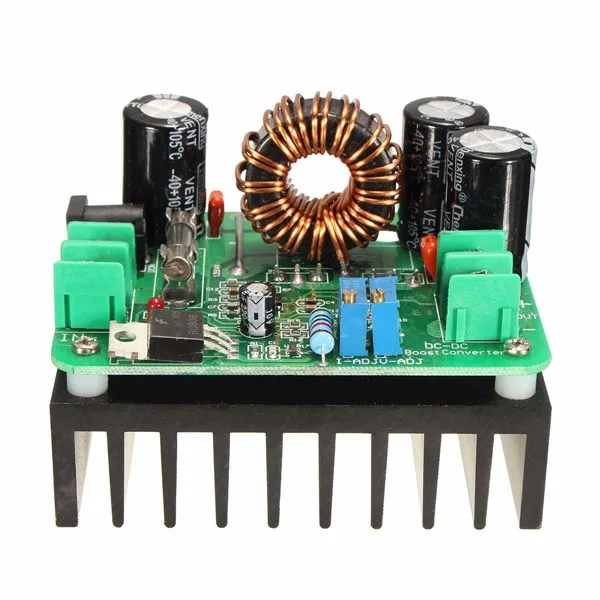

Free Shipping DC-DC 600W 10-60V to 12-80V Boost Converter Step-up Module
