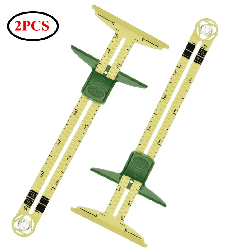 

Hot Selling Home 5-IN-1 SLIDING GAUGE WITH NANCY Measuring Sewing Ruler Tailor Ruler Tool Accessories yj272