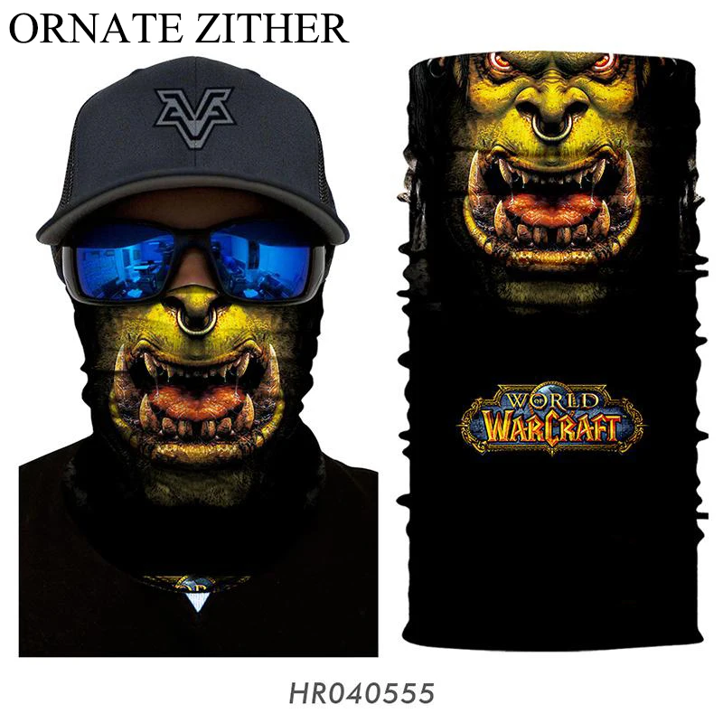 

3D Face Mask Neck Buffs Cycling Bandana Batman Marvel Motorcycle Neck Gaiter The Avengers 4 Seamless Headbands Outdoors Bandanas