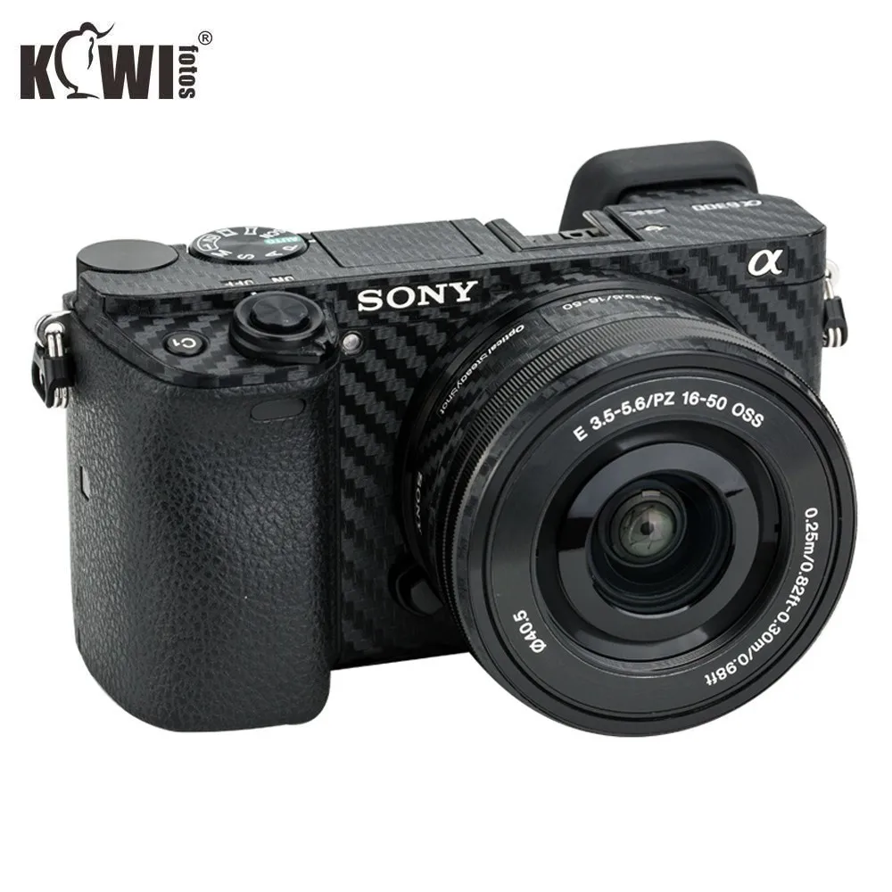 KIWIFOTOS KS A6400CF камера из углеродного волокна пленка Комплект для sony A6400/A6300 + 16 50 мм