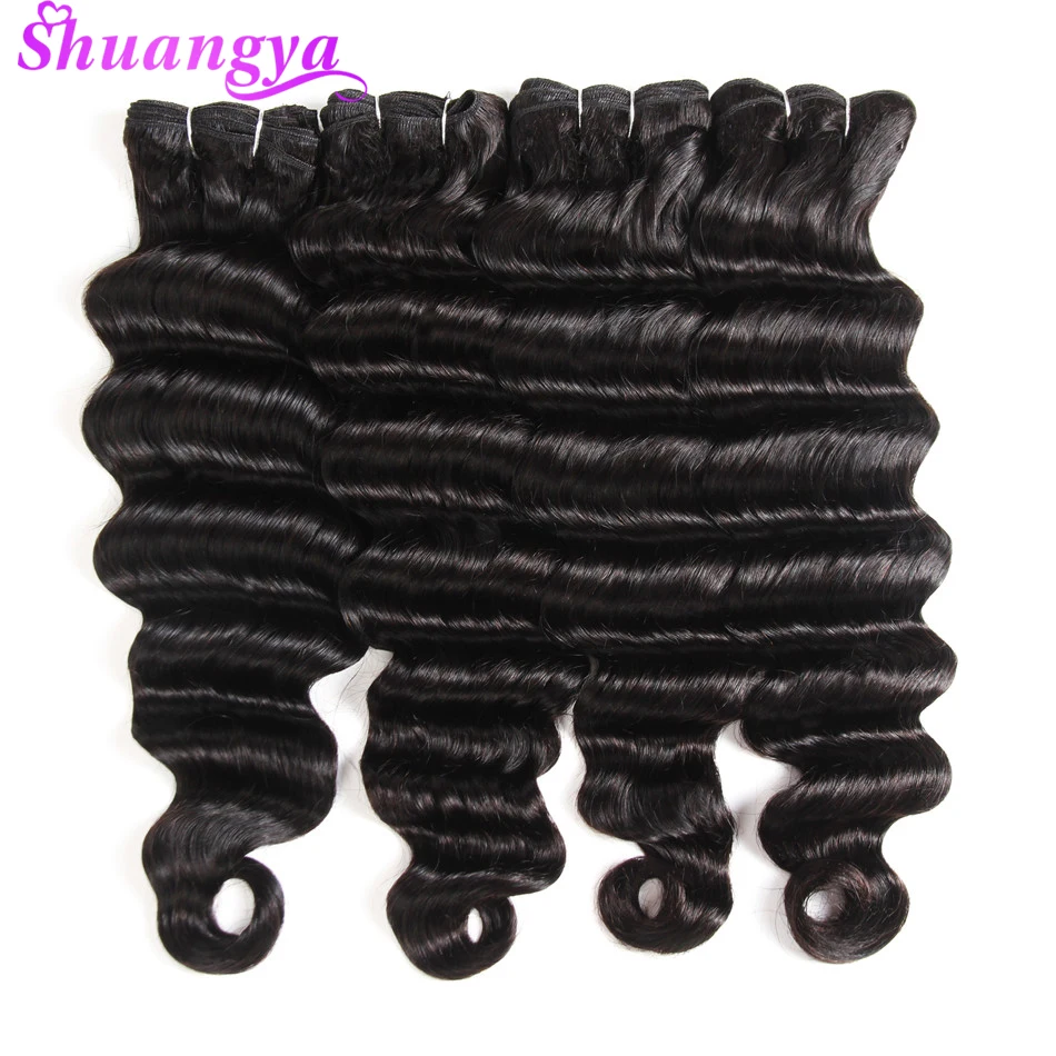 Shuangya Malaysian Hair Wave Bundles With Closure Natural Wave Remy Hair Extensions 3 Bundles Human Hair Bundles With Closure Shuangya Malaysian Hair Wave Bundles With Closure Natural Wave Remy Hair Extensions 3 Bundles Human Hair Bundles With Closure