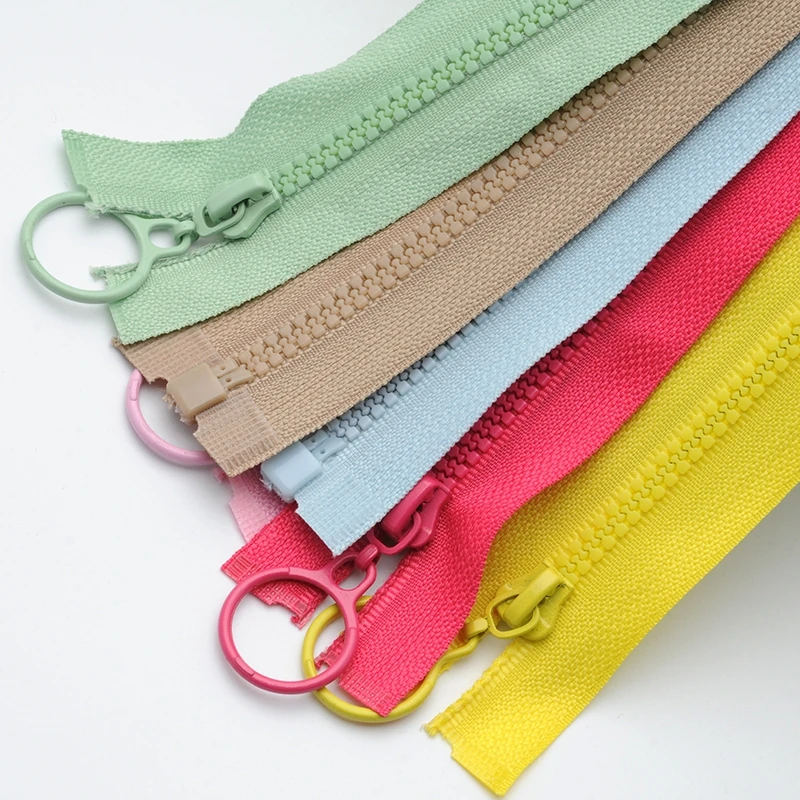 14-colors-Mix-3-resin-zipper-25cm-60cm-Candy-colors-zippers-round-ring-zipper-slider-for (2)