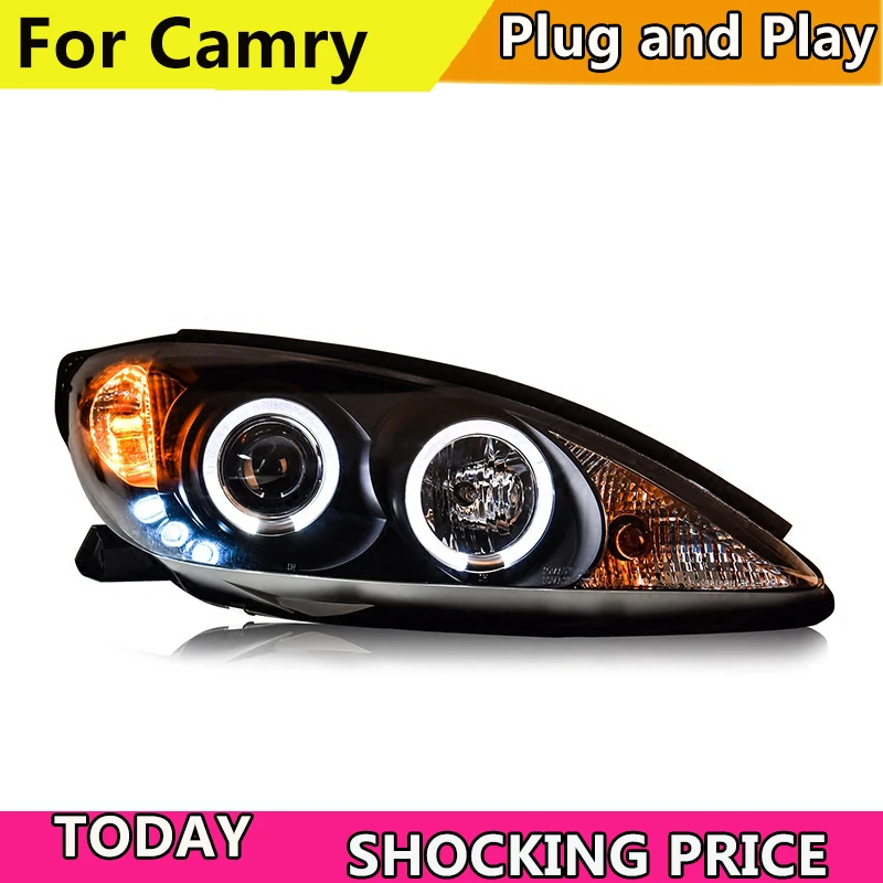 

Car Styling for Car head lamp for Camry LED Headlight 2001 2002 2003 2004 2005 2006 Head light with xenon HID