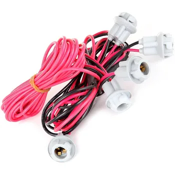 

SEKINEW 5Pcs T10 Replacement Plug Sockets Harness for Truck SUV RV Cab Roof Marker Light Interior Accessories Ornaments