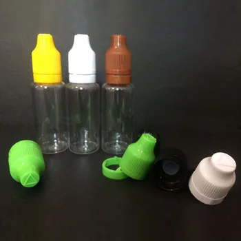 

5ml 10ml 15ml 20ml 30ml 50ml Plastic Squeezed PET Tamper Dropper Bottle Childproof Tamper Evident Dropper e liquid Empty Bottles