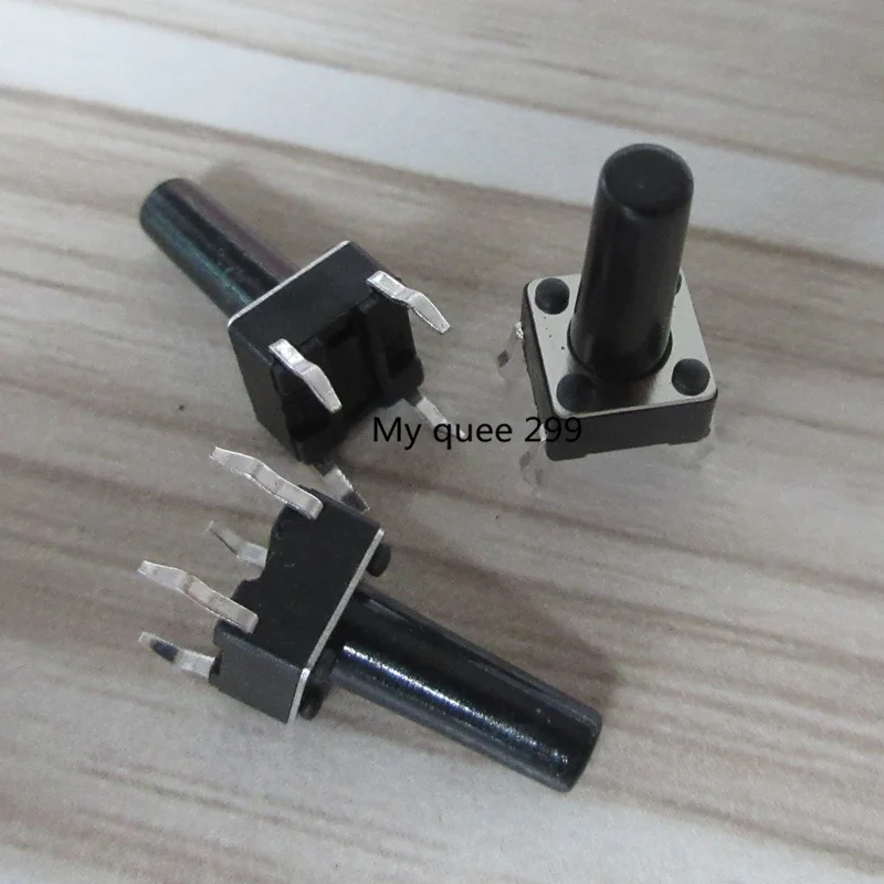 

100Pcs 6*6*13mm 4pin Quality Mini Micro Momentary Tactile Push Button Switch G08 Drop ship