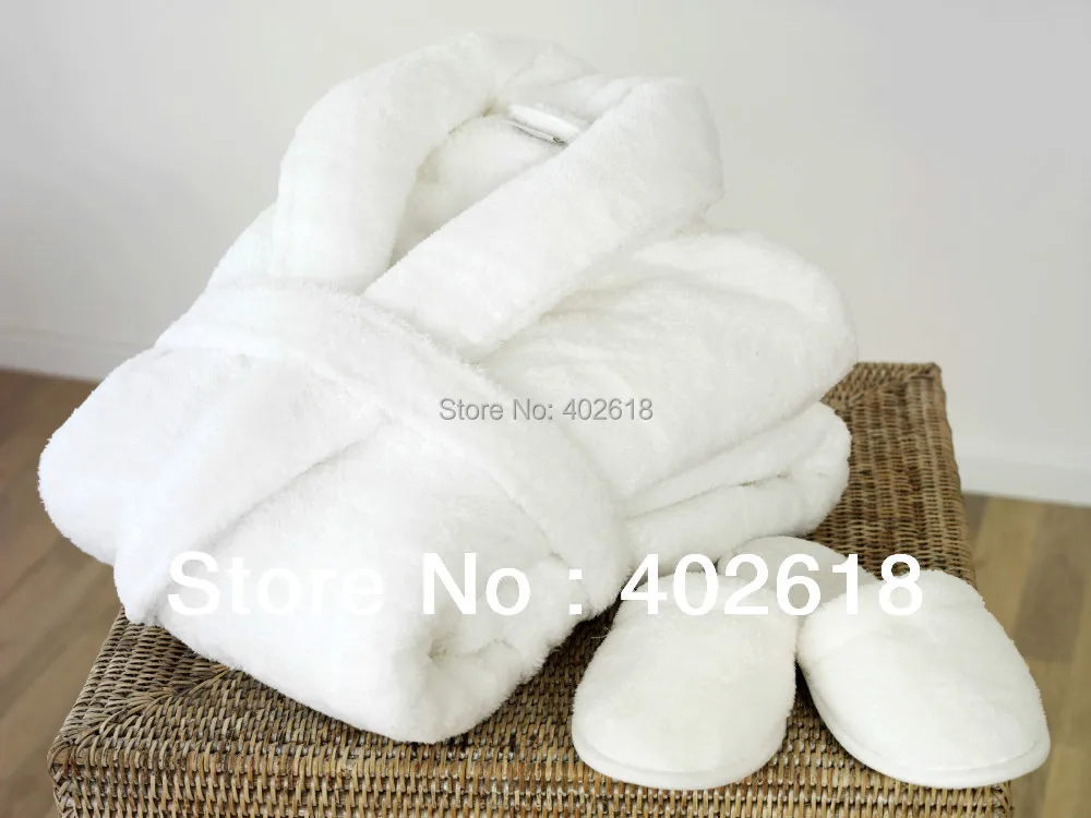 slippers and dressing gown set