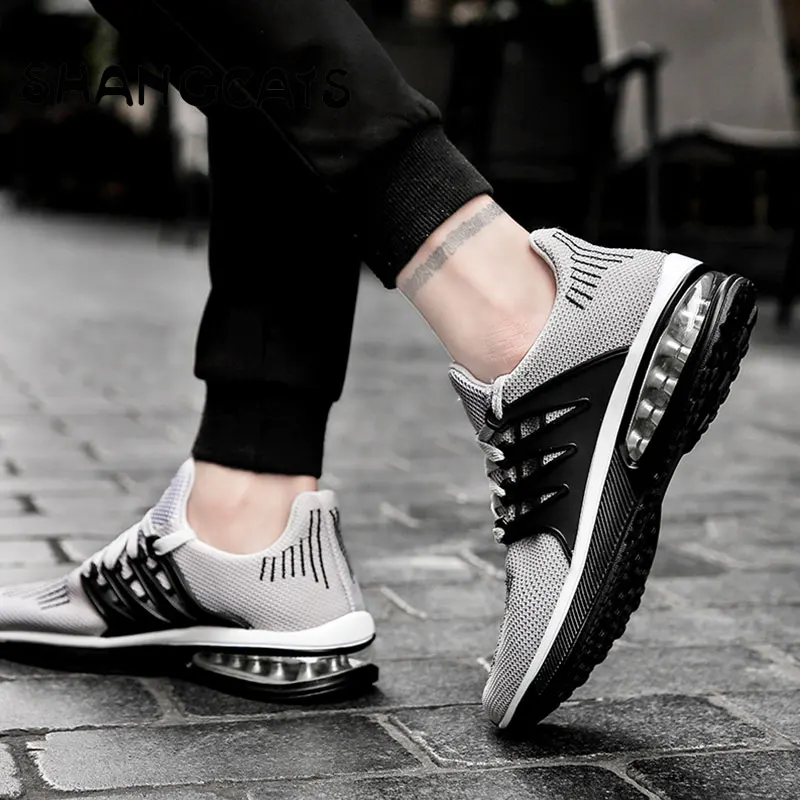 

Trend 2018 Autumn Breathable Air Mesh Shoes For Men Sneakers Male Shoes Without Lace Men's Footwear Men's Sneakers Large Sizes