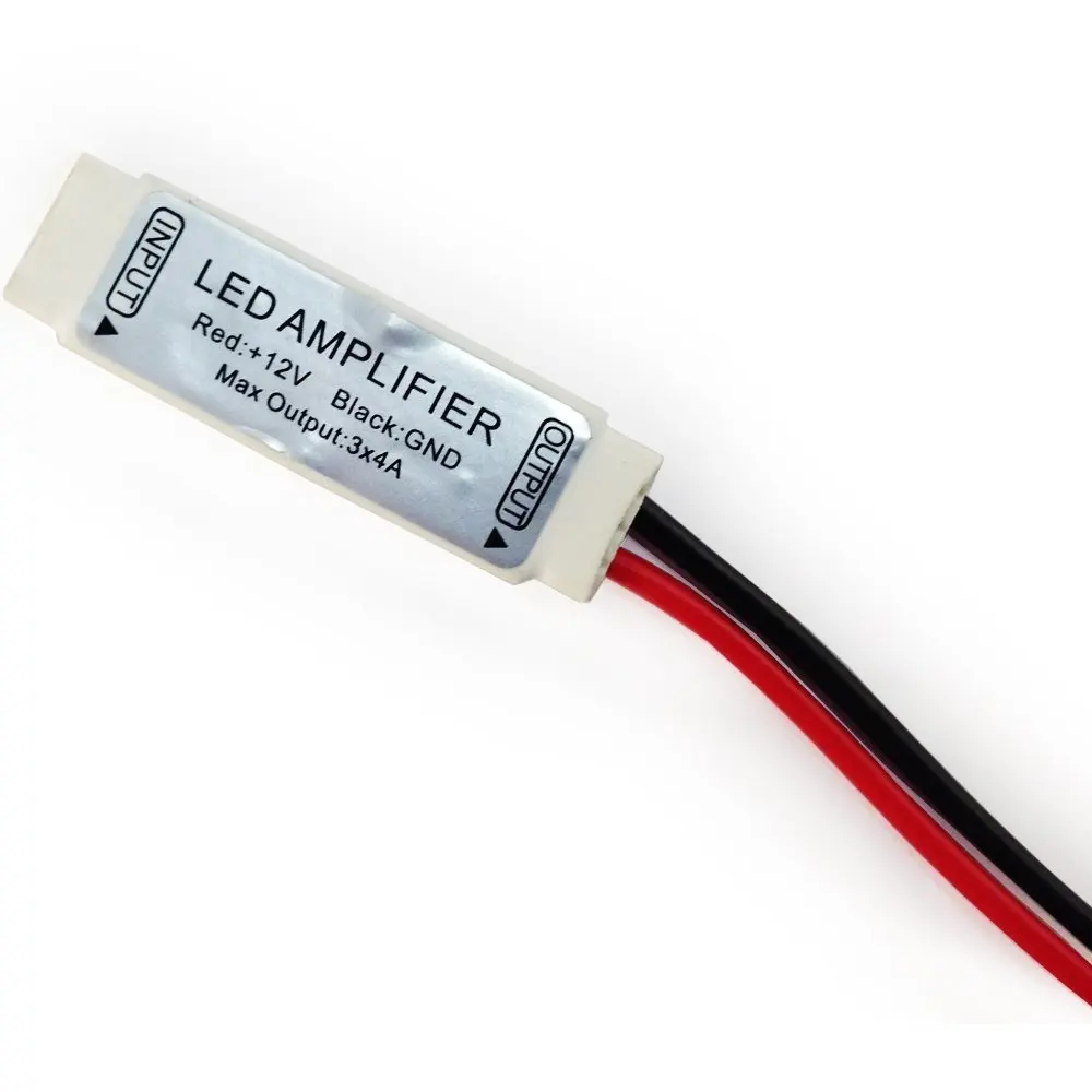 12 В Mini RGB LED усилитель светодиодный Усилитель сигнала (повторитель Данных) для