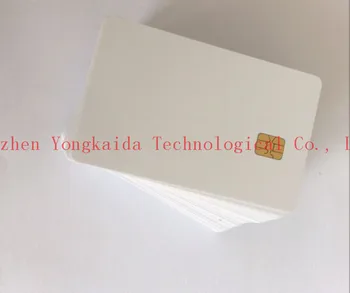 

Wholesale 2000pcs/lot Fudan4442 Blank Contact Smart card for Inkjet Printer PVC plastic business smart card