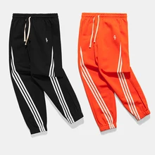 Уличная одежда в полоску Штаны мужчины в стиле хип-хоп дизайн высокого качества джоггеры мужская одежда трек Штаны мужские брюки Винтаж одежда