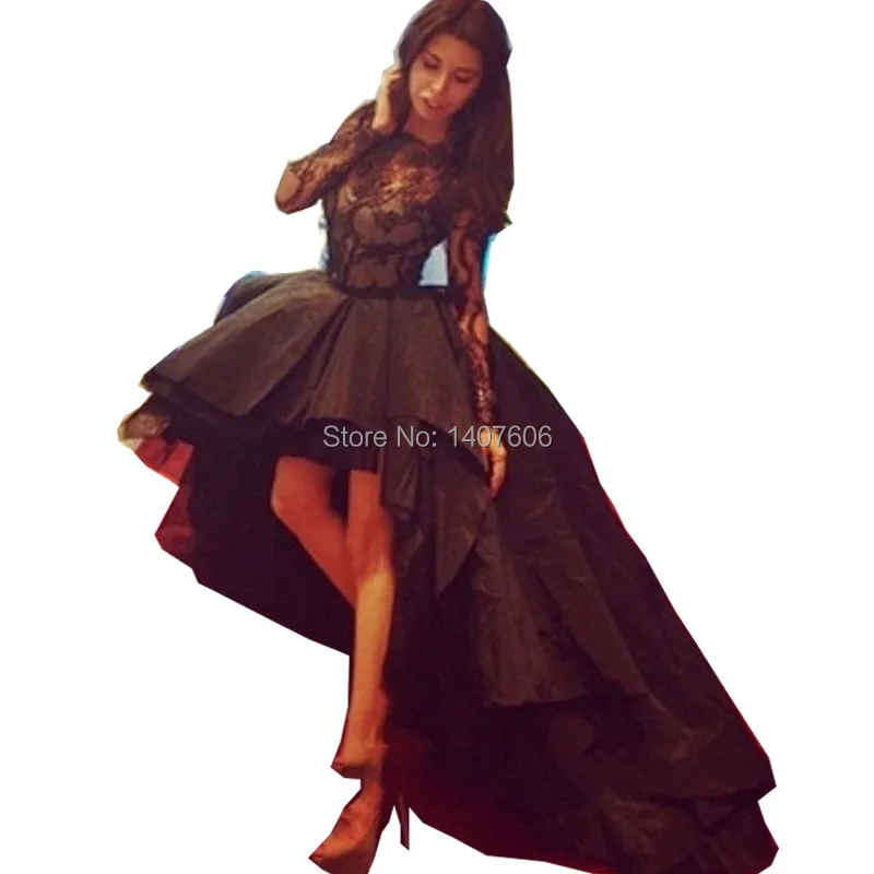 Long Sleeve High Low Dress