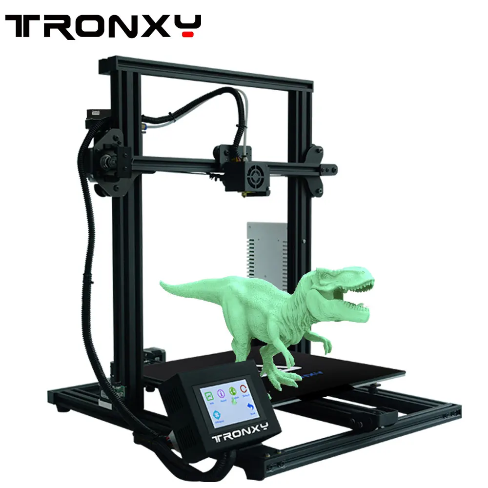 

2019 Newest Full metal 3D Printer Tronxy XY-3 Fast Assembly Magnetic Heat Paper 310*310mm hotbed 0.25KG PLA Filament as gift