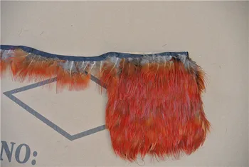 

Free shipping Ringneck Pheasant feathers fringe 10 yards trim for crafts supply feather trim for party supply