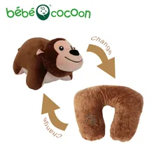 Bebecocoon Monito de Peluche convertible Almohada de Viaje