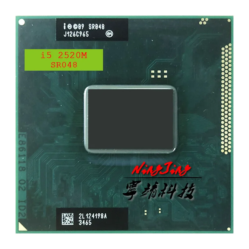 

Intel Core i5-2520M i5 2520M SR048 2.5 GHz Dual-Core Quad-Thread CPU Processor 3M 35W Socket G2 / rPGA988B