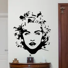 Декор для комнат, настенные художественные украшения, знаменитая поп-музыка Мадонна, настенные наклейки, съемные обои