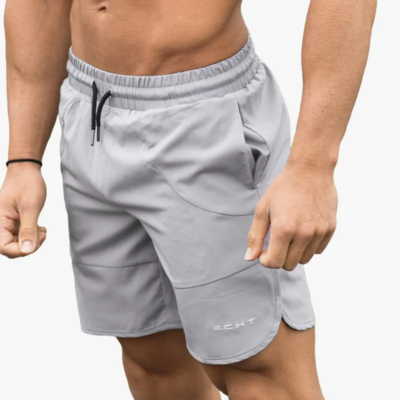 mens casual shorts 2020 New Men Gyms Fitness Loose Shorts Bodybuilding Joggers Summer Quick-dry Cool Short Pants Male Casual Beach Brand Sweatpants mens casual summer shorts Casual Shorts