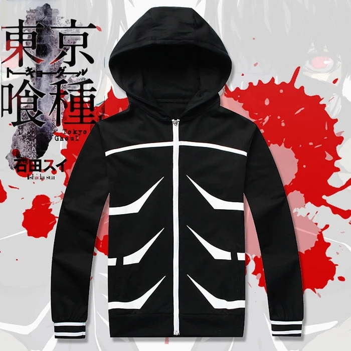 Anime Tokyo Ghoul Kaneki Ken Cosplay Costume Sweater Hoodies COS@y