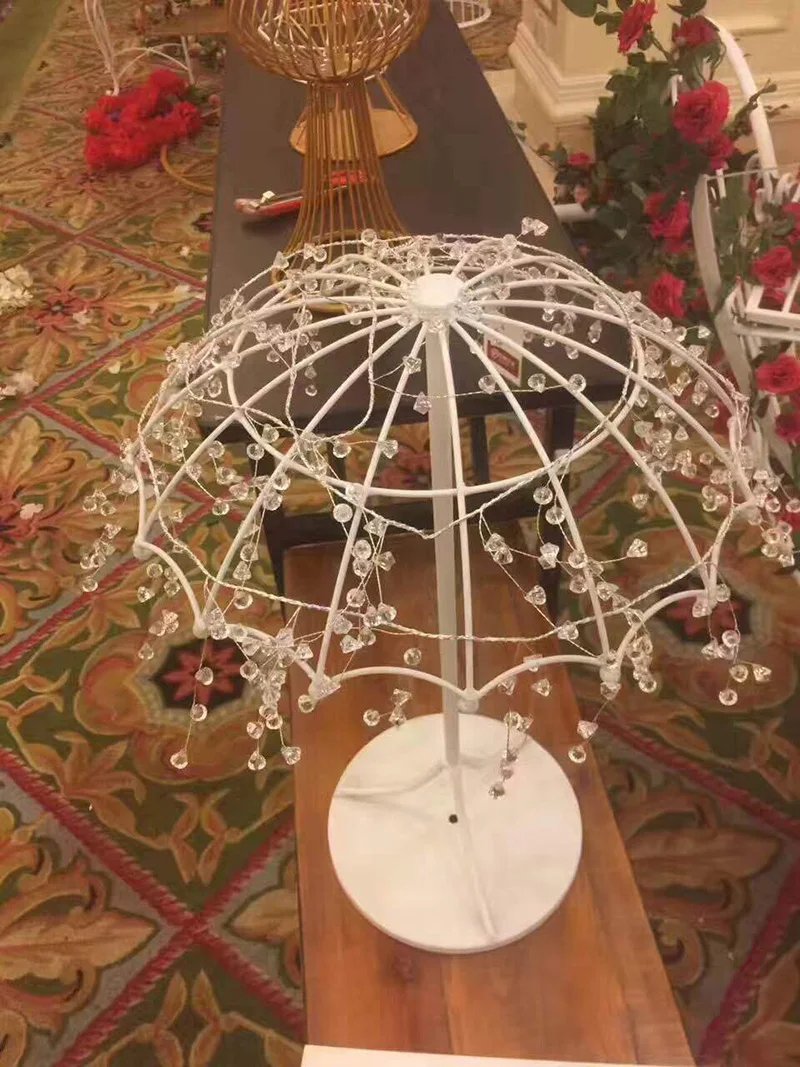 Flone Wedding Road Lead Iron Art Wedding Scene Layout Decor Flower arrangement stand Wedding table Decoration Accessories (6)