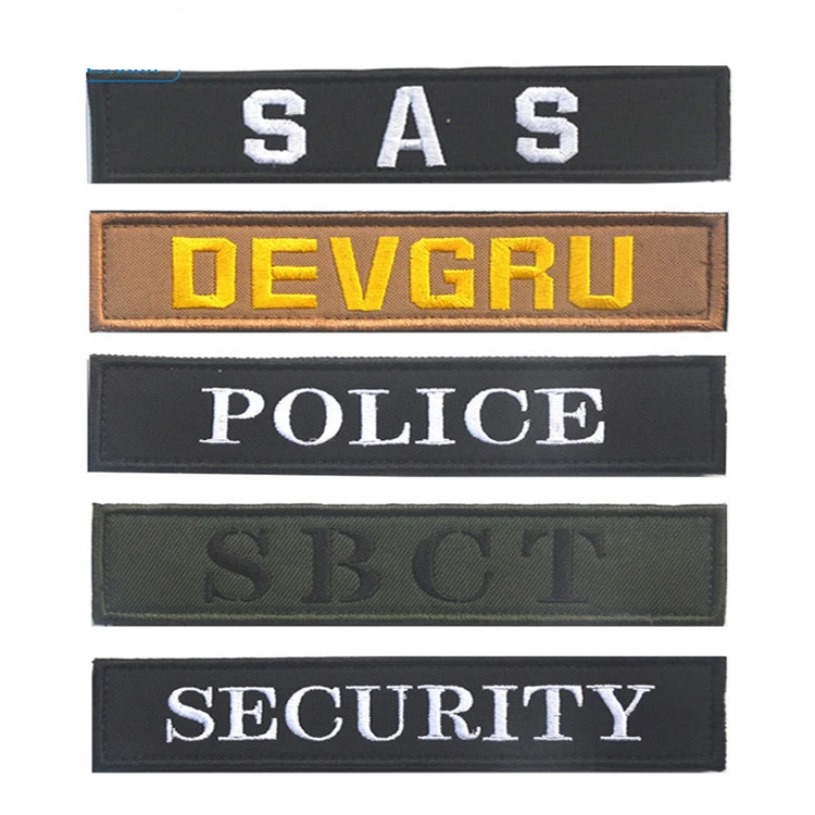 

SAS DEVGRU SBCT SECURITY U.S. NAVY ALFA U.S. SOCOM Tactical Morale Armband Patch US Army Military Morale badge Embroidered Patch