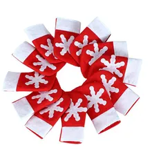 

Christmas Cutlery Holder Hat Fork Spoon Pocket Sock Christmas Decor Bag Xmas Gifts Cap Banquet Party Decoration Dropship #Y