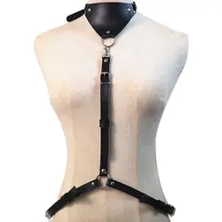 Сексуальный кожаный топ эротический бюстгалтер пояс модные широкие панк талии подтяжки для чулок пояс-корсаж ремни