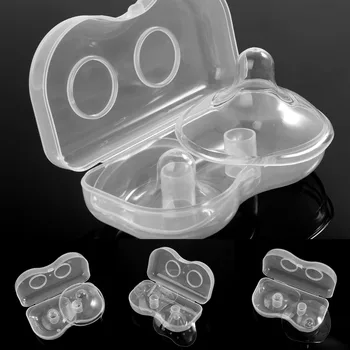 

2Pcs/Lot Silicone Nipple Protectors Feeding Mothers Nipple Shields Protection Cover Breastfeeding Mother Milk Silicone Nipple