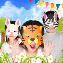 10 шт Ассорти мультфильм животных маски вечерние сувениры подарки для детей День рождения маски Goodie наполнители шкатулка для драгоценностей призы